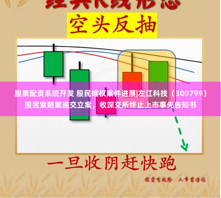 股票配资系统开发 股民维权案件进展|左江科技（300799）股民索赔案递交立案，收深交所终止上市事先告知书