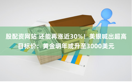 股配资网站 还能再涨近30%！美银喊出超高目标价：黄金明年或升至3000美元
