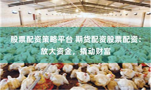 股票配资策略平台 期货配资股票配资：放大资金，撬动财富