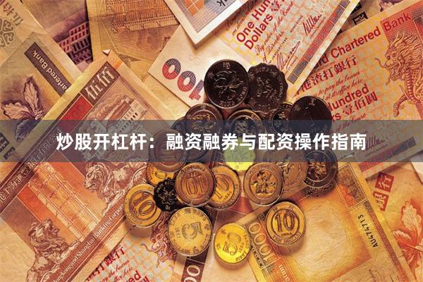 炒股开杠杆：融资融券与配资操作指南